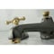 Kingston Brass NS4469BX 8" Widespread Bathroom Faucet, Black Stainless Steel/ Brass NS4469BX - alternate 4